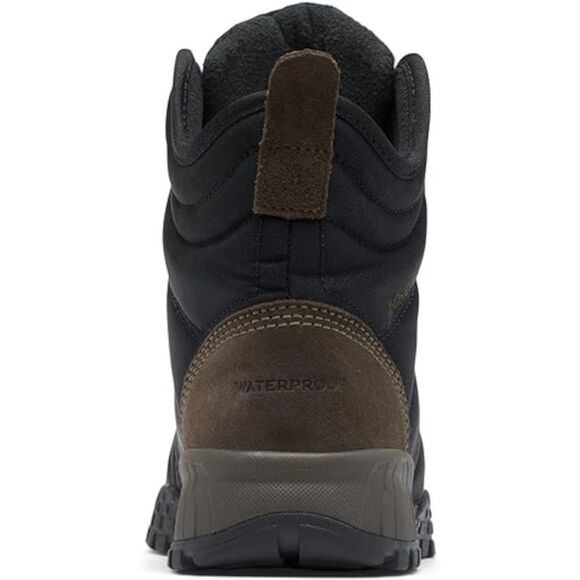 NWT COLUMBIA Mens Black Metal Eyelets Fairbanks Round Toe Platform Winter 11.5 - Picture 2 of 5